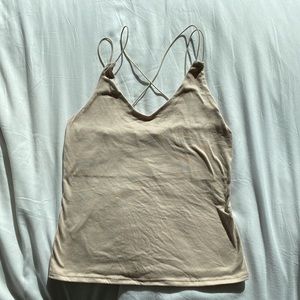 Cream cami top